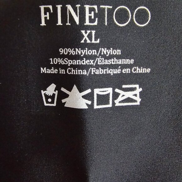 NWOT FINETOO XL High Waisted Thongs w Tummy Control - Picture 4 of 4